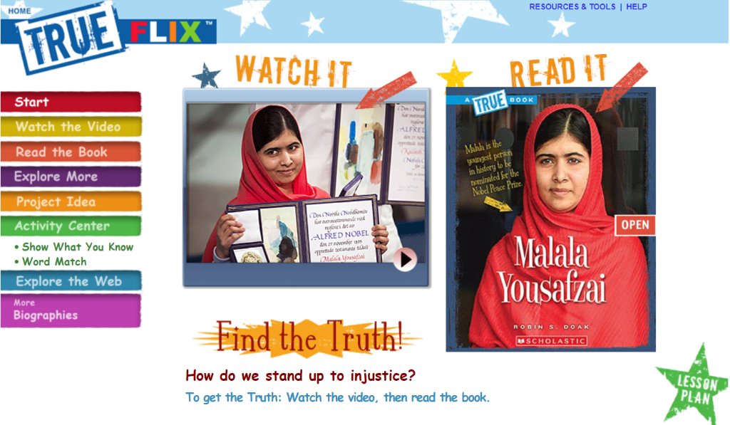 ScholasticEdCda's tweet photo. Try #TrueFlix today and engage your students to dive deeper in science and social studies with inquiry framing questions for each topic. Watch the videos, read the books, and activate critical thinking skills while you learn. β‘οΈ https://t.co/Exuy4QC5rX #DigitalLearning https://t.co/hKW2yB60Wj