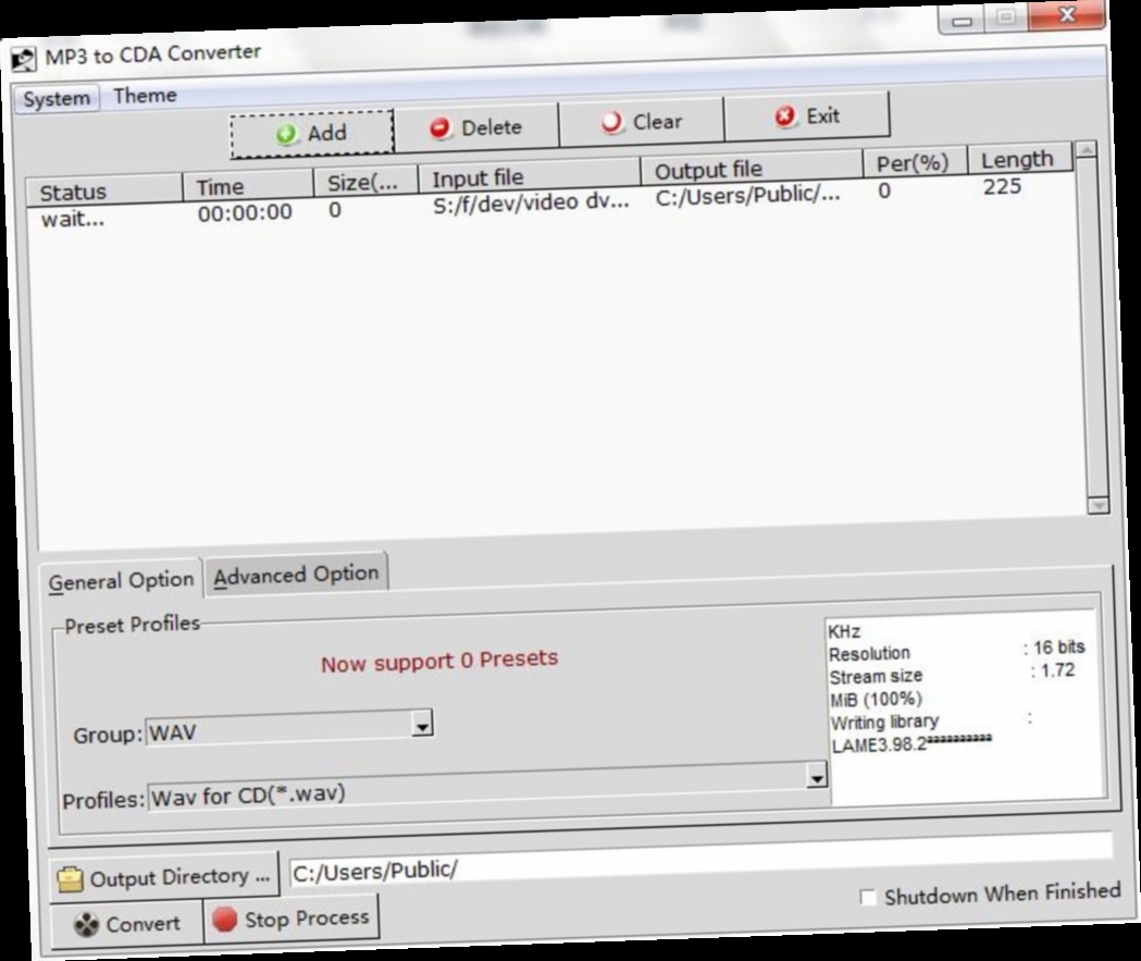 convert mp3 to cda free