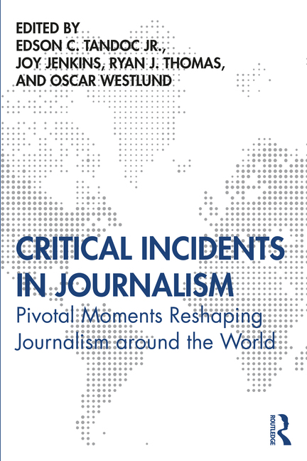 Our edited book on critical incidents in journalism is finally now available! Co-edited with the wonderful <a href="/joyjenkins/">Joy Jenkins</a> <a href="/ryanjthomas83/">Ryan Thomas</a> and <a href="/djeditorialteam/">Digital Journalism</a>; please check it out.

taylorfrancis.com.remotexs.ntu.edu.sg/books/e/978100…