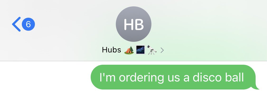 A glimpse of what it’s like being married to me 🙃 We all need a little disco, no?