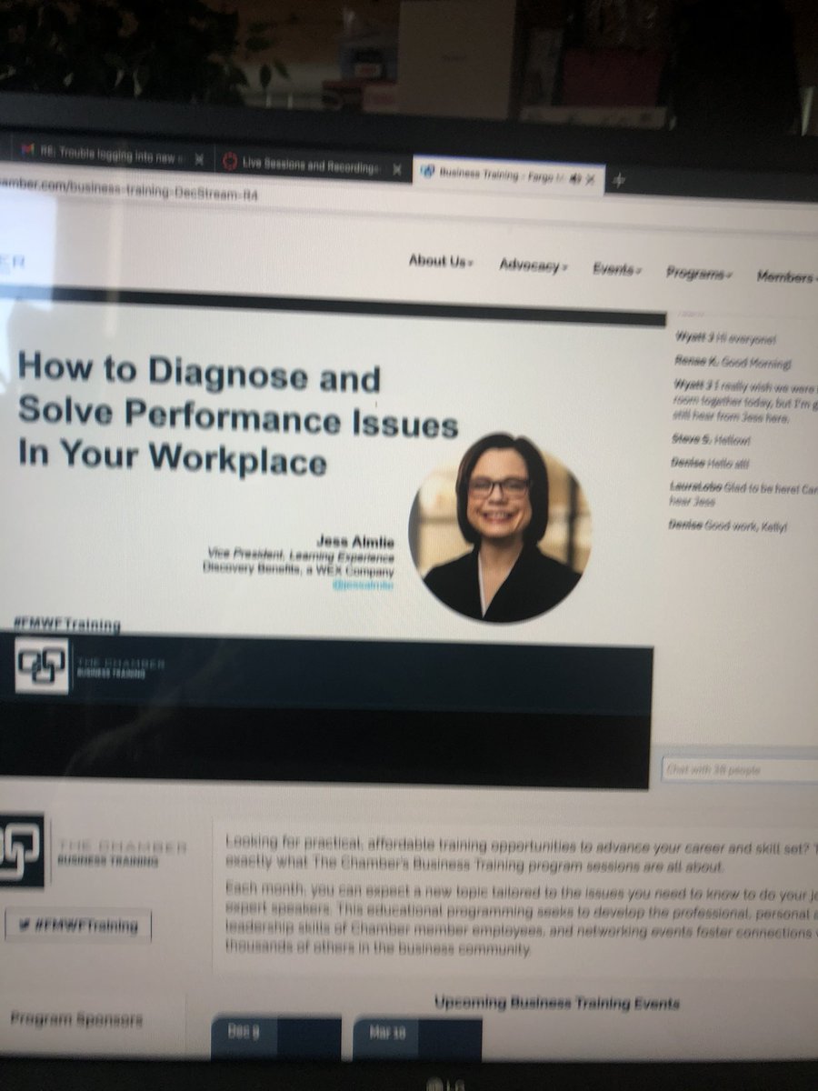 Always look forward to hearing Jess speak. #FMWFTraining