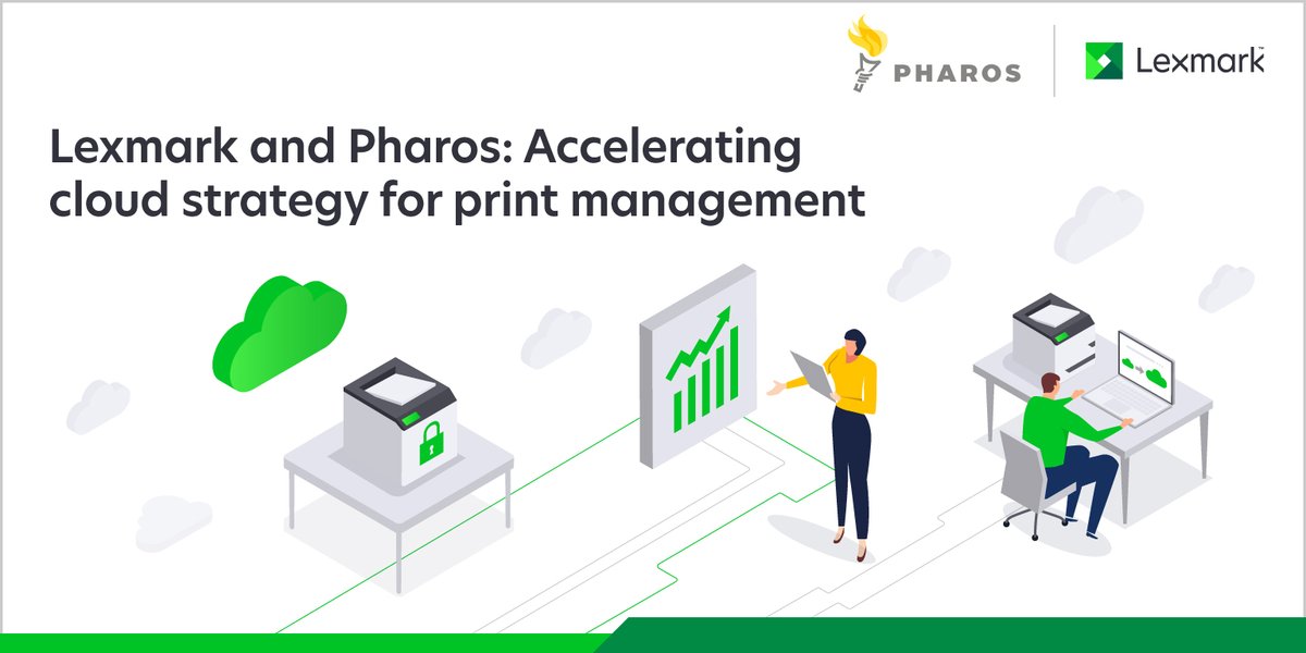 PharosSystems's tweet image. Interested in #zeroinfrastructure #printmanagement? You have &amp;lt; 30 minutes to join us to learn how Lexmark &amp;amp; Pharos can help! ow.ly/CAtk50CH3he