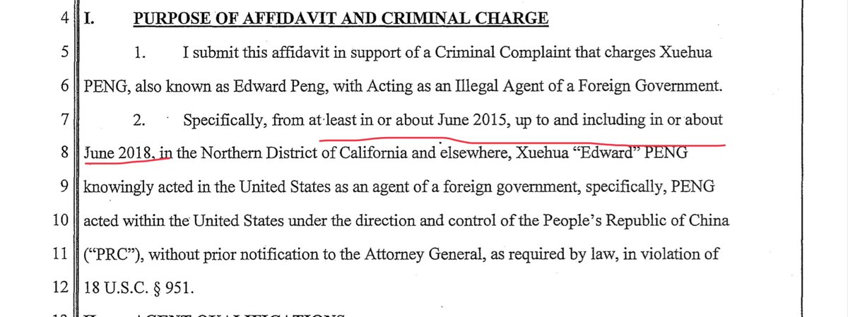A double agent targeting MSS in San Francisco area starting around March 2015 led to the identification and arrest of Edward Peng. (Fang left around June).  https://www.justice.gov/opa/press-release/file/1205776/download