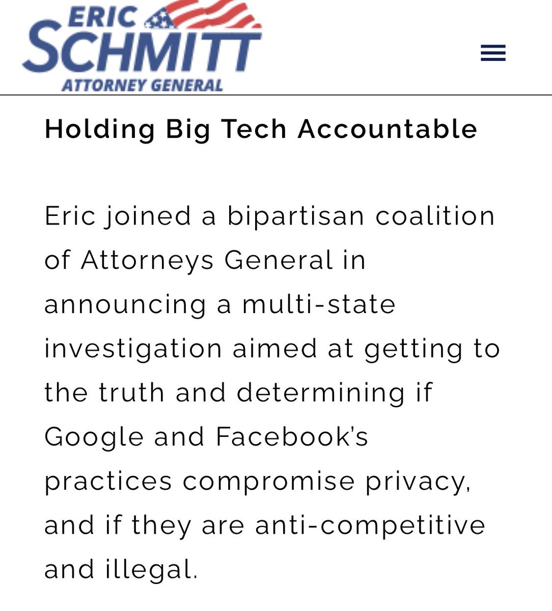 But beyond that, Schmitt, who campaigned on the issues like human trafficking, the opioid crisis, processing rape kits, *violent* crime (which is the MO GOP’s version of locking up black people)+ big tech when most don’t have broadband, he isn’t doing anything about those.5/
