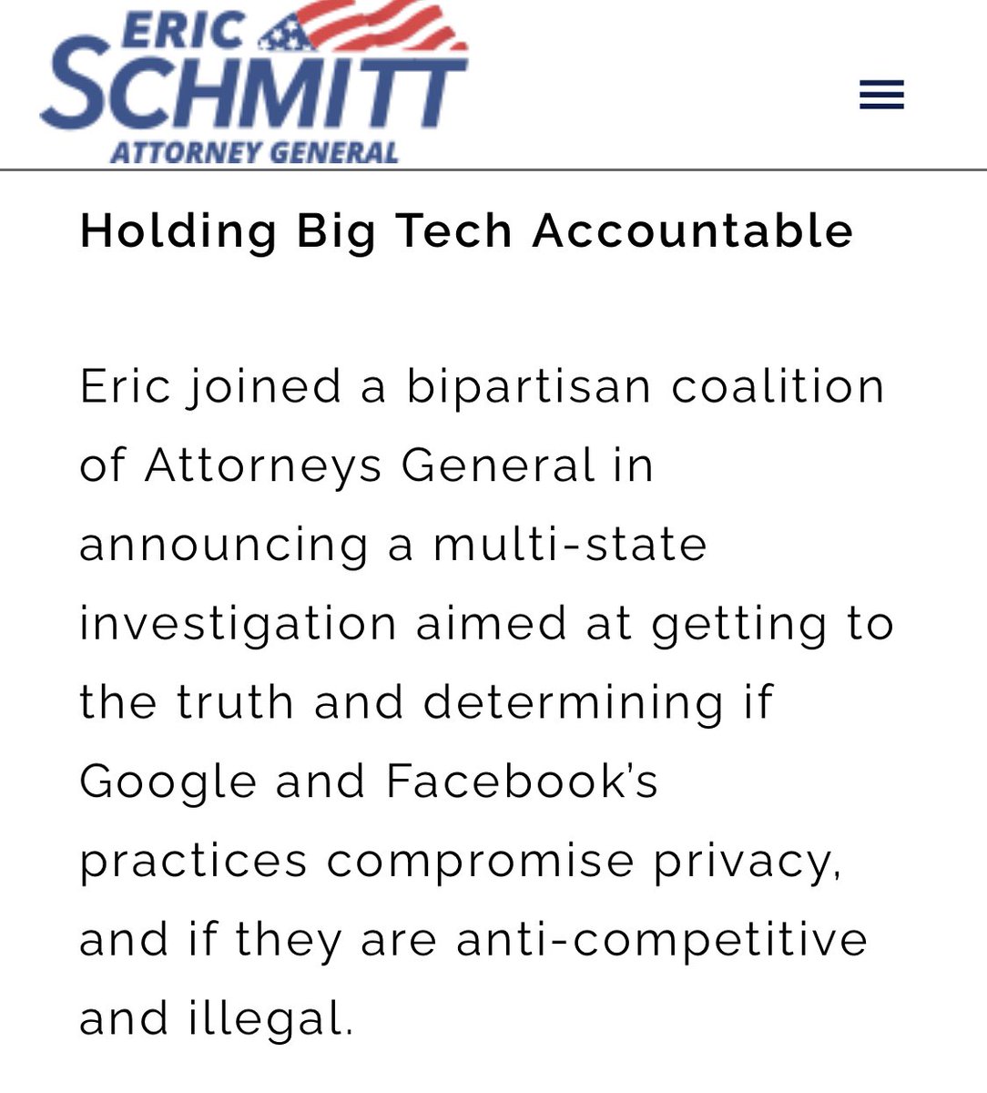 But beyond that, Schmitt, who campaigned on the issues like human trafficking, the opioid crisis, processing rape kits, *violent* crime (which is the MO GOP’s version of locking up black people)+ big tech when most don’t have broadband, he isn’t doing anything about those.5/