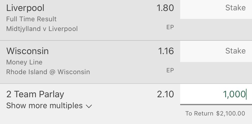 6Pickz's tweet photo. Winning Wednesday’s 

#championsleague #ncaab #sports #sportsbetting #betting #freeplay #dm4more #money #winners #VIP https://t.co/5n4T2Klxe0