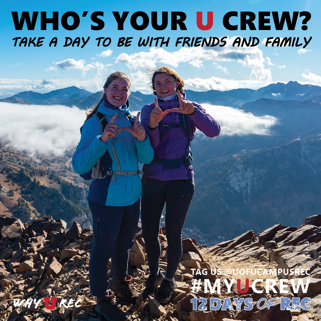UofUCampusRec's tweet photo. The holidays are normally a time to spend time with friends and family, we know this year isn't the holidays we're all used to, but here are some ways to take care of yourself, and your friends and family!

#12daysofrec #uofucampusrec #myucrew #mentalhealth #friends #family https://t.co/x8LjZsBJgD