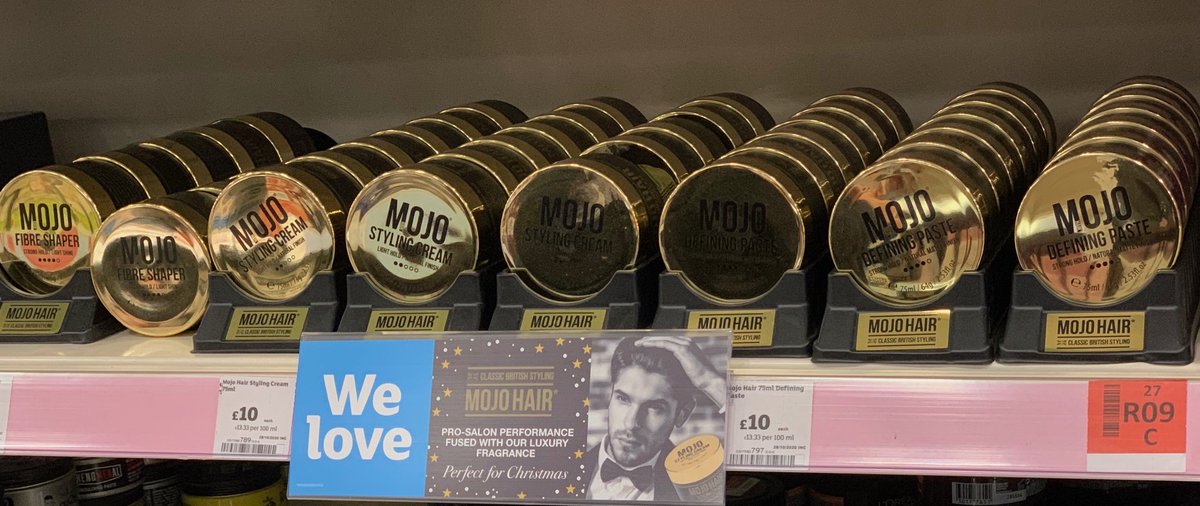mojo_style's tweet image. Wow !Great display of the MOJO Hair Range in Sainsburys!#Sainsburysfuturebrands