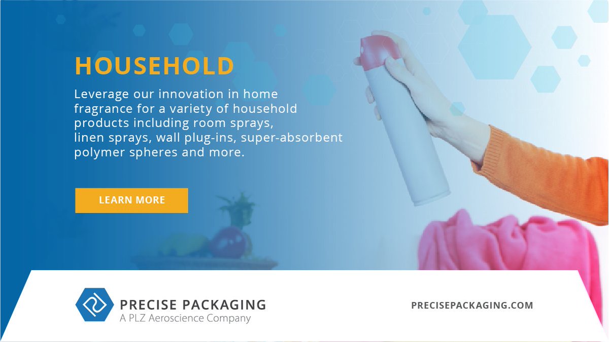 PrecisePkging's tweet photo. Precise Packaging keeps up with trends in #householdproducts to offer innovation in #homefragrance for a variety of #aerosol &amp; #liquidproduct formulations, with full #packaging support. Trust our expert team to help you bring your next product to market: https://t.co/UM3J5fTOOX. https://t.co/lT6epwi5Zi