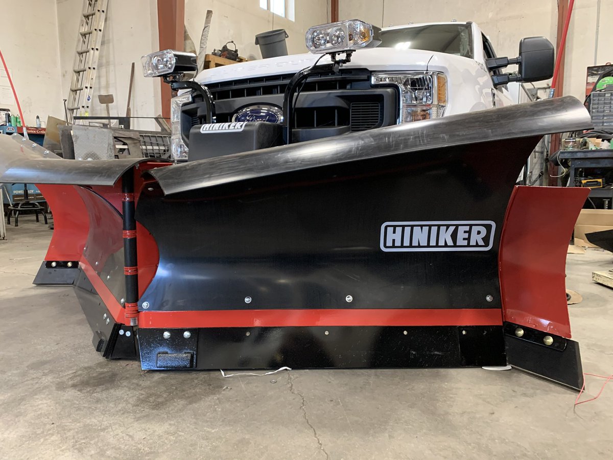 Winter is almost here! Make sure you’re prepared with a #Hiniker Snowplow! DM us today!