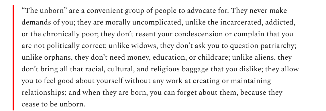 8. Some time ago he wrote the following, which has been widely shared by liberal Christians.