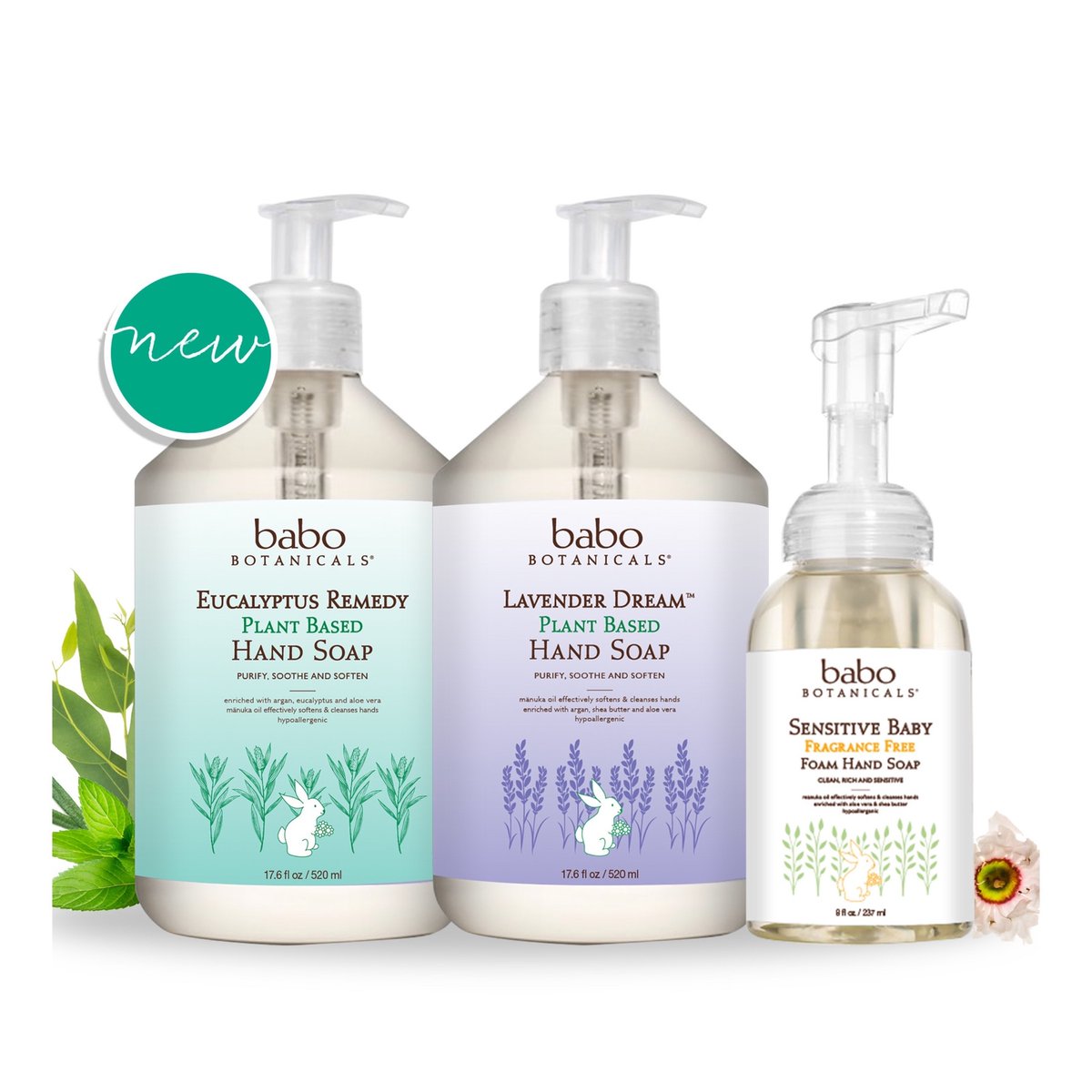 babobotanicals's tweet image. We've got news! 🗞️
Our favorite #PlantBasedIngredient is here &amp;amp; better than ever. For the whole family, our New Eucalyptus Remedy Hand Soap cleanses every inch of your hands. 

Lather up &amp;amp; watch our Anti-Bacterial #Manuka Essential Oil #HandSoap work its magic in action! 👏✨