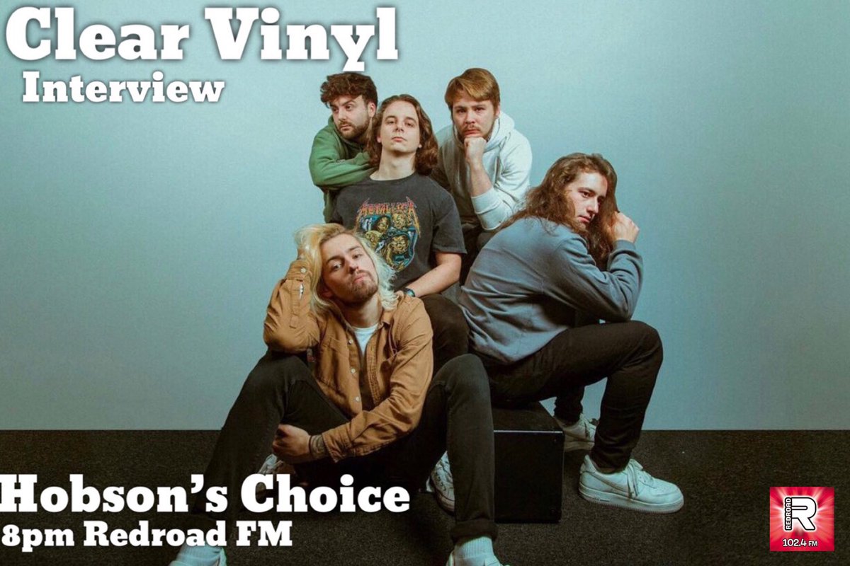 .<a href="/ClearVinylMusic/">Clear Vinyl</a> feature on tonight’s show. Talking new music, rebuilding and looking to the future. Thanks again to the guys for this chat, was a pleasure. 8pm <a href="/RedroadFM/">Redroad FM</a>