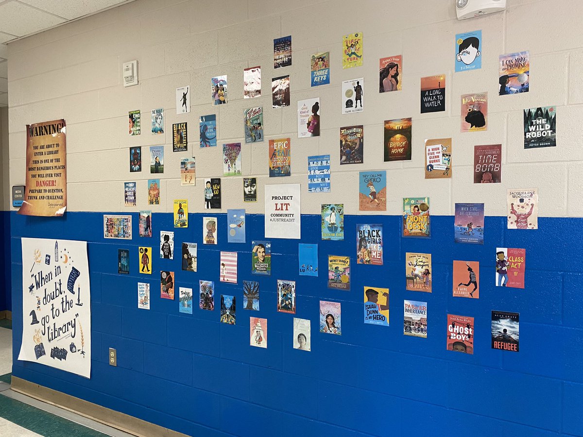 ECaldwell1031's tweet image. Our @ProjectLITComm wall is updated!! Can’t wait for @ParkAveElemMnps students to see it when they return! #mnpsreads #mnpslibhack