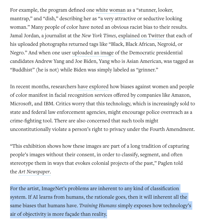 the majority of images and visual representation online is WHITE, a by-product of racist societal norms.