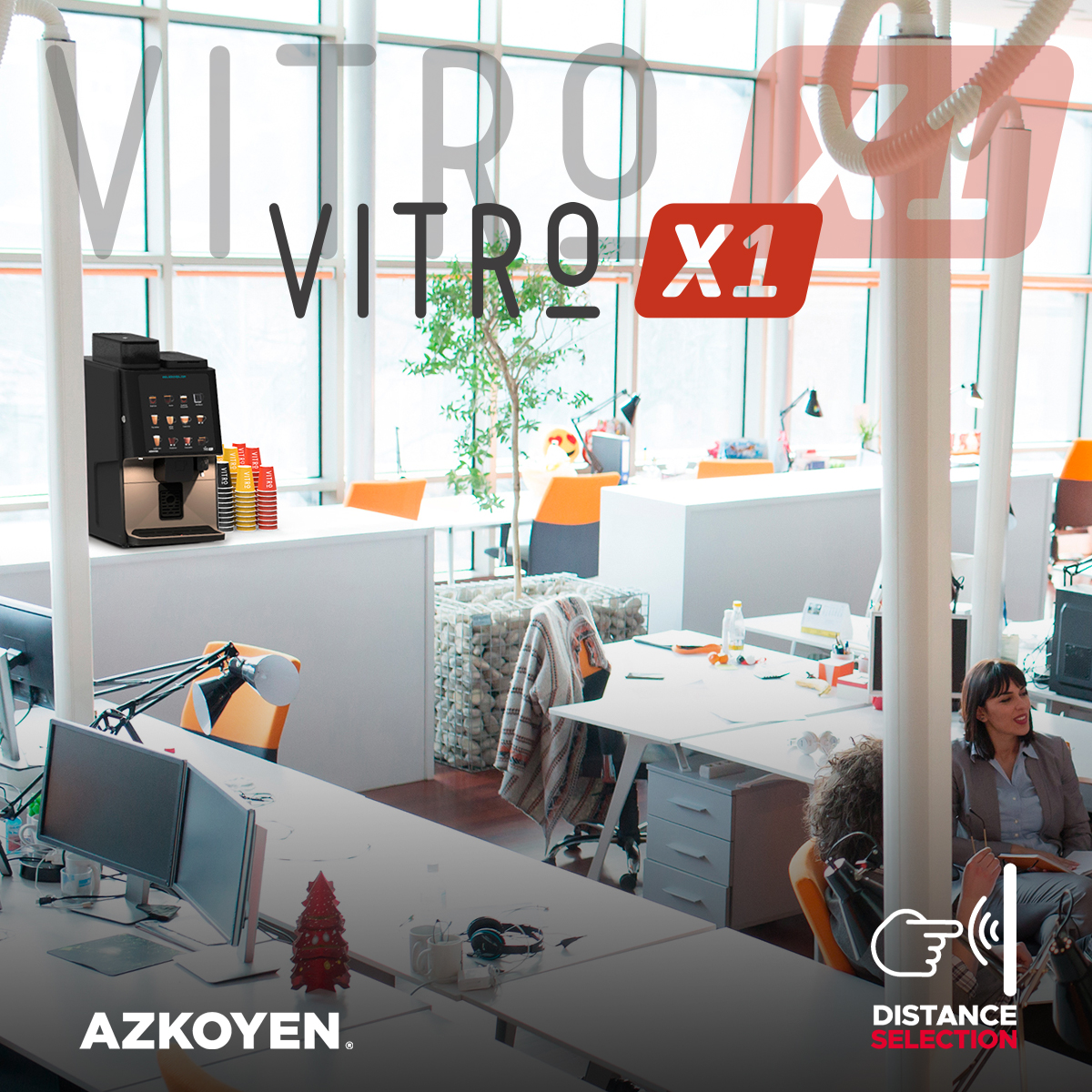The Vitro X1 is the perfect automatic coffee machine for everybody. Workers will love the quality of the products with the safety and hygiene of its Distance Selection technology. 

↳ bit.ly/VitroX1Azkoyen