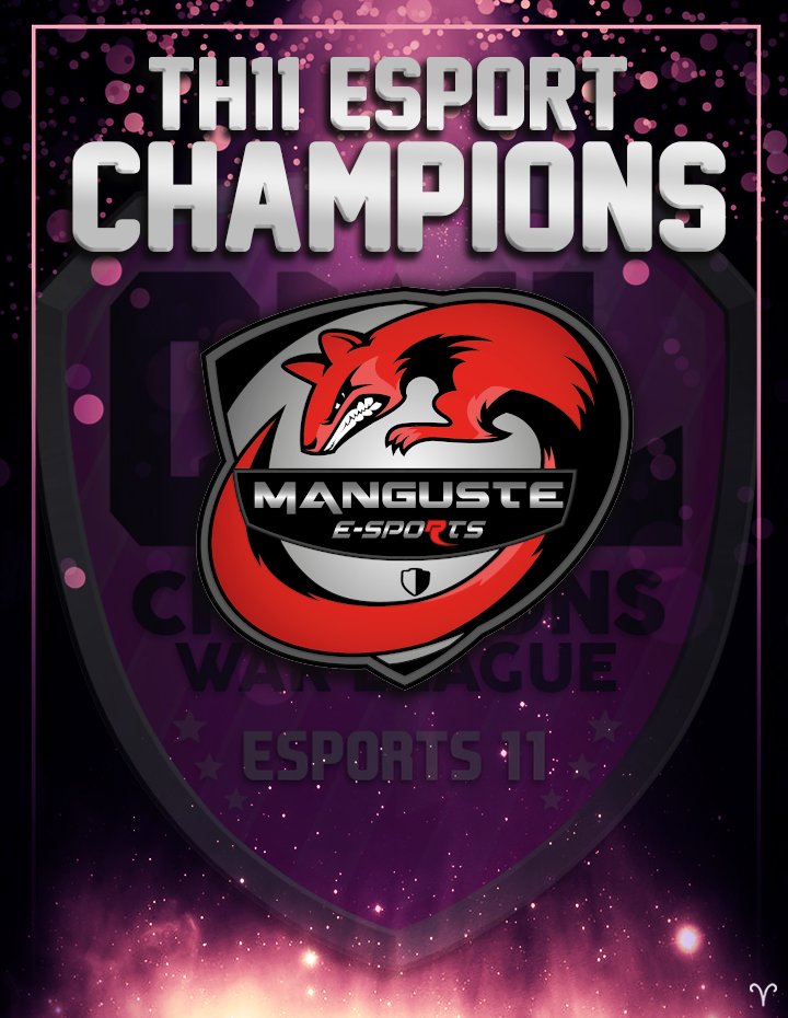 champwarleague's tweet image. 🏆 Congratulations to @CocMng for winning both esport 11 and 12 division! 

Thanks again @BoglyBB for sponsoring both divisions.

Next weeks are going to declare other divisions champions, stay tuned for a lot of live actions! 🔥