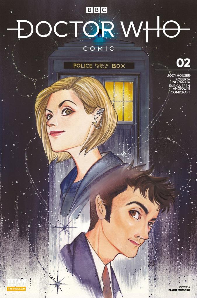 Comixology's tweet photo. The Tenth and Thirteenth Doctors are teaming up once again to save Earth from being overrun by the Sea Devils and the Skithra! https://t.co/wsSDxZHZV0
W: @Jody_Houser
A: @Robbertopoli
C: @ErenAngiolini
L: @RichStarkings
E: #JakeDevine https://t.co/sRIqL0DXtY
