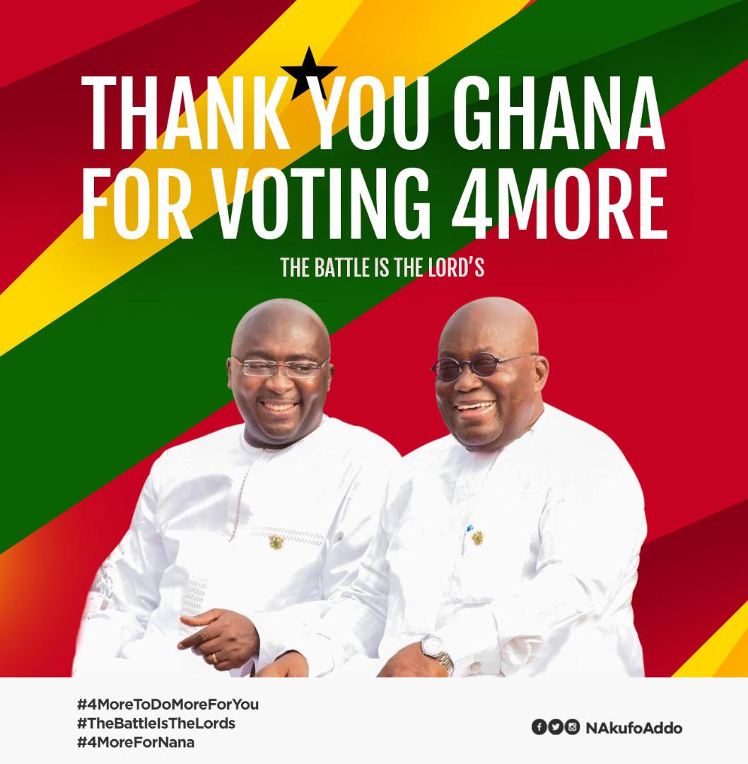 Thank you Ghana for voting 4More! #ThankYouGhana
