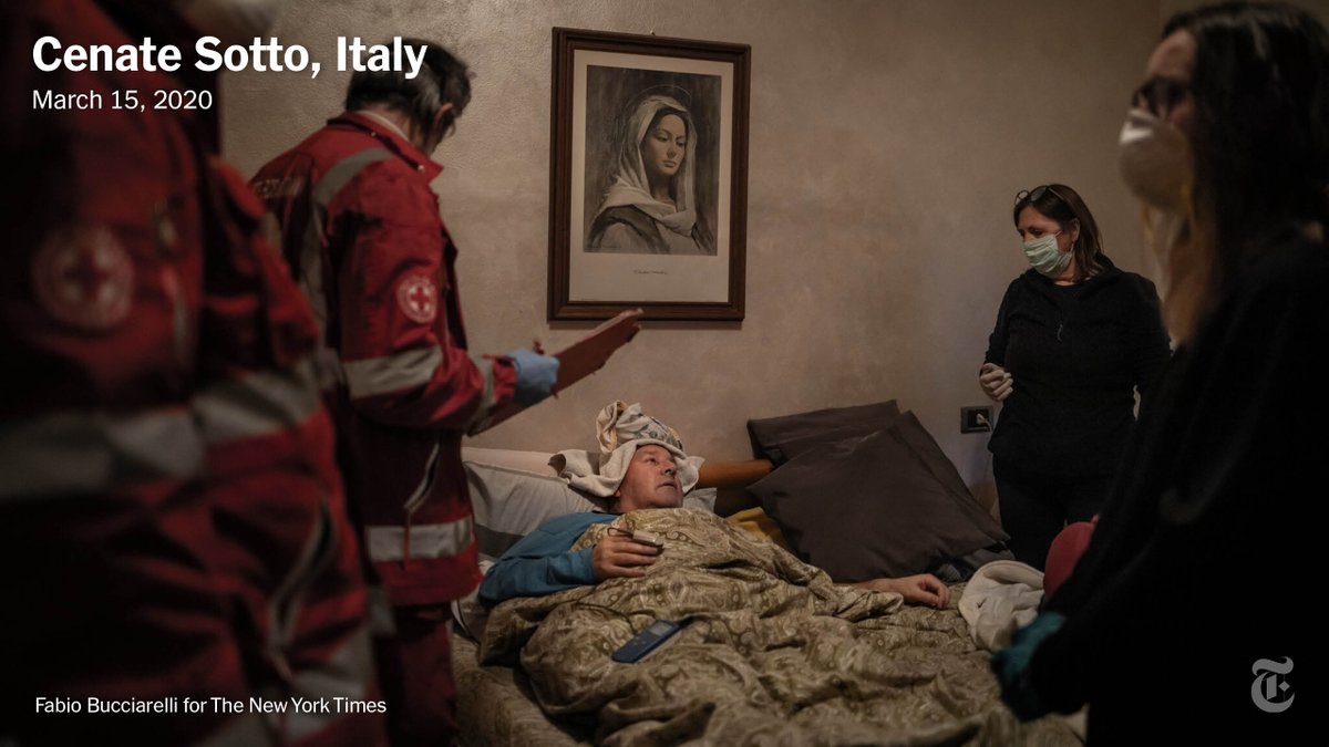 In late March, Fabio Bucciarelli was in Bergamo, Italy, ground zero for the spread of the virus in Europe. TV news was reporting daily death tolls. “But there were no images from inside,” he said. He trailed health care workers to show the human toll.  https://nyti.ms/36Y6BEX 