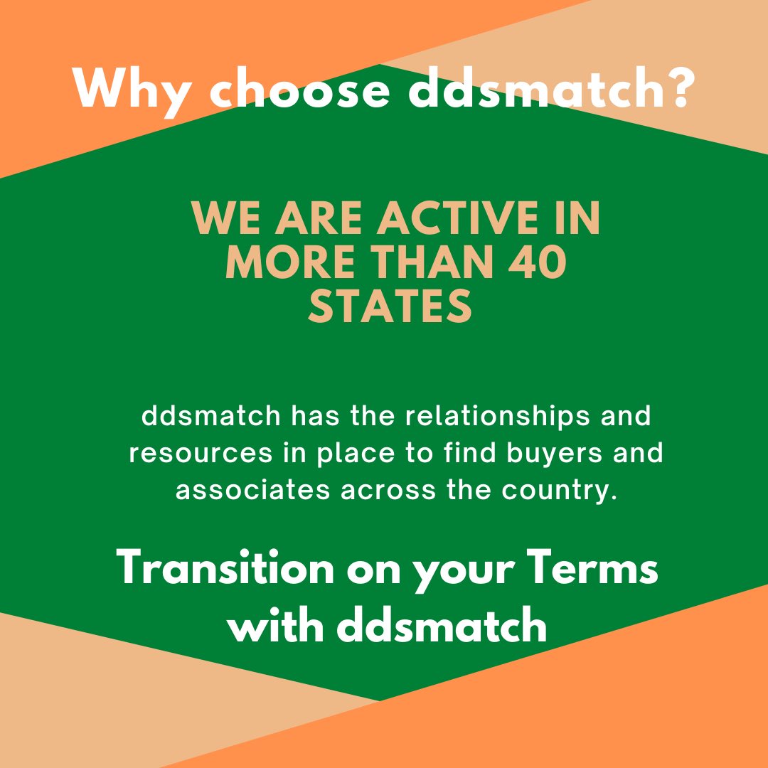 ddsmatch's tweet photo. Transition on Your Terms with ddsmatch. https://t.co/FKb8mhUa6i
