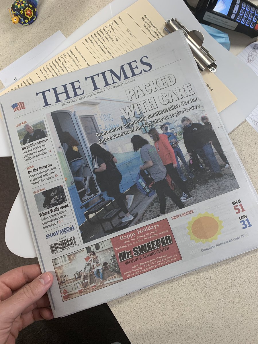 StreatFFA's tweet photo. Thank you to @MyWebTimes for featuring our chapter, @StreatorHigh community, and @OSFHealthCare in our recent project! #shsdawgs #streator #streatorag #illinois #streatorcommunity #livingtoserve #FFA #buildingcommunities #growingleaders #IL0382 https://t.co/B7bZeJTgNn