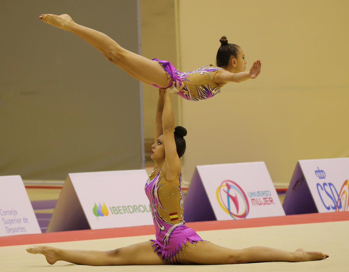 RFEGimnasia's tweet photo. En marcha la categoría juvenil! #ACRO2020 https://t.co/NFzuxDL5zA