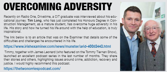 MTUCork_Access's tweet photo. Great to see @CITMatures alumnus @Timmy81Long featured in the latest issue of @CITSU expliCIT
#maturestudent #CITAccess
https://t.co/aAerKNic2p https://t.co/ywgZnvOXnV