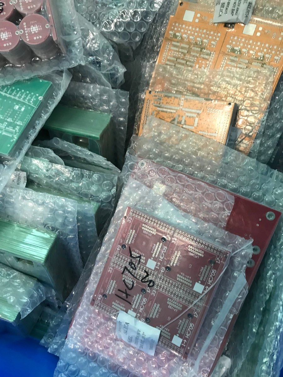 Zhusalsa's tweet photo. PCB production😊 https://t.co/tcaX6w154S