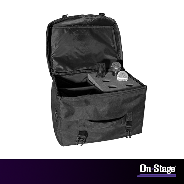 MB7006 🎤 Bag para 6 Microfones.

Os bags de microfone On-Stage Gear tornam o transporte e a proteção de seus valiosos microfones mais fácil do que nunca.