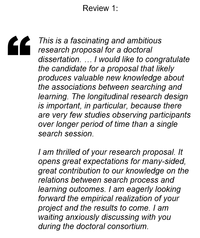 Intrigued by this meta-analysis, we proposed a longitudinal study on #SearchAsLearning (SAL) at @ACM_CHIIR #CHIIR2021 Doctoral Consortium. Feeling blessed to learn today that R1 was 'thrilled' by our idea. 🚀🚀