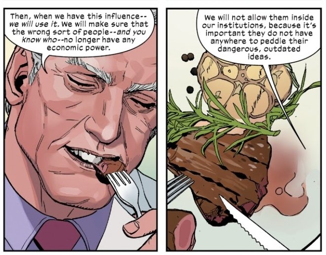 X-men #4 reminds us that domination over Earth's institutions is the true goal for Krakoa and an assurance of mutant safety. I believe this philosophy applies on the solar system scale as well