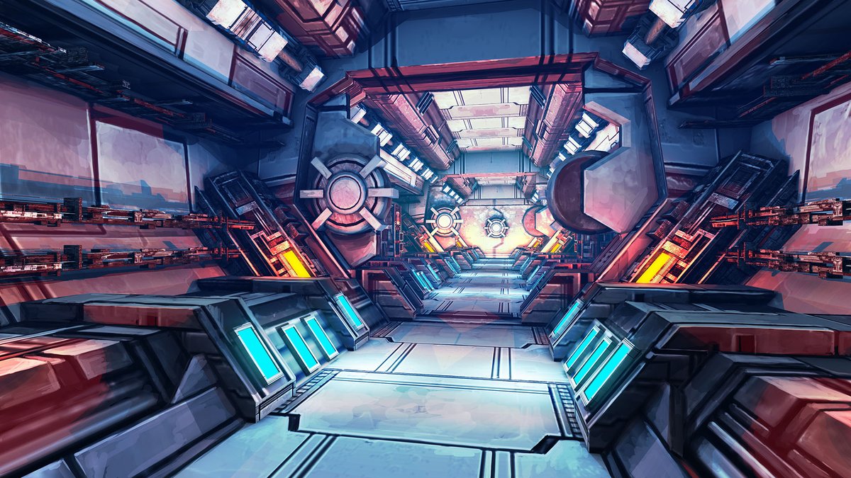 歯車ラプト イラストレーター Vtuber 船内ー連絡通路ー 宇宙船の内部をイメージしてイラスト制作いたしました Myanimazebackground マイ背景 歯車ラプト イラストレーター Vtuber 船内ー連絡通路ー 宇宙船の内部をイメージしてイラスト制作いたしました Myanimazebackground マイ背景