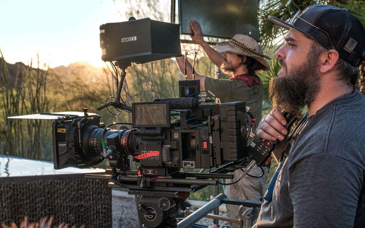 Ambientskies's tweet image. Where would we be without our key? Shaping the scene with @Pirate_Grip and @RED_Cinema #APAonSet #Gaffer #VideoProduction