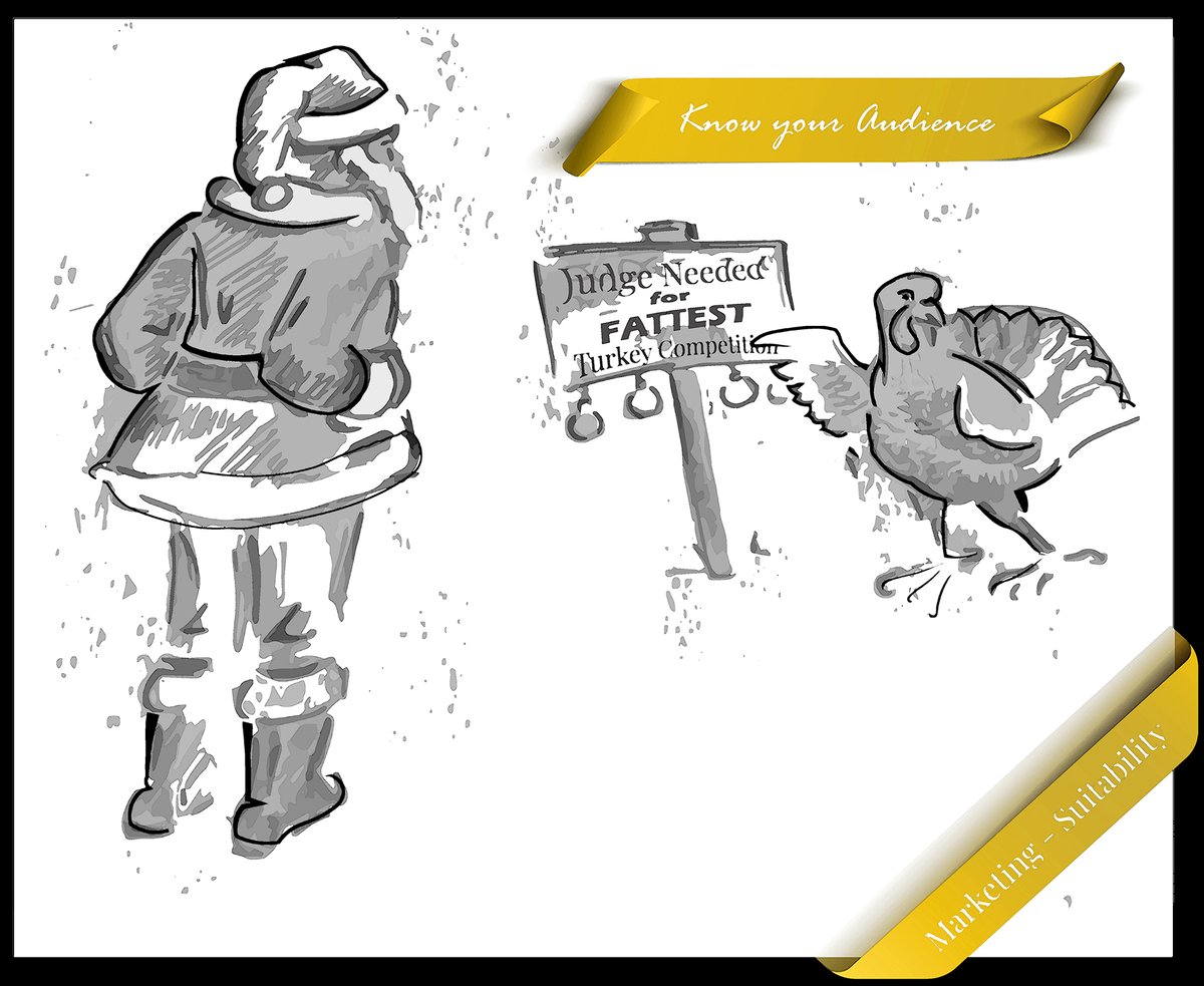 Freelancedesig5's tweet photo. #knowyouraudience #Marketing 

A little reminder to research your target audience, especially for all those start-ups out there!

It's a Santa eats Turkey world 😏

#design #santa #cartoons #dontforgetheTurkey https://t.co/tQHBQC9vyn