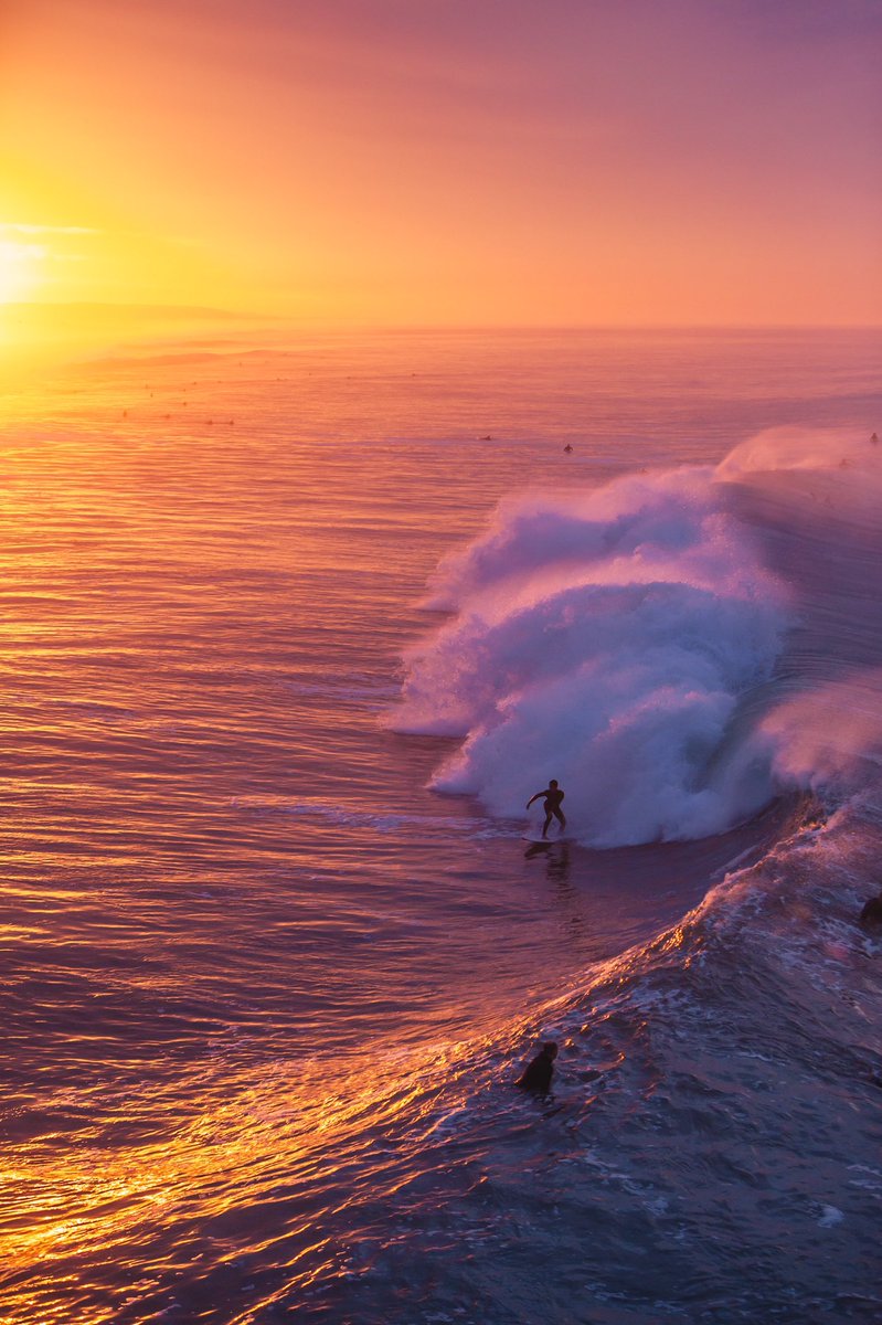 The sunrise was unreal this morning #HuntingtonBeach