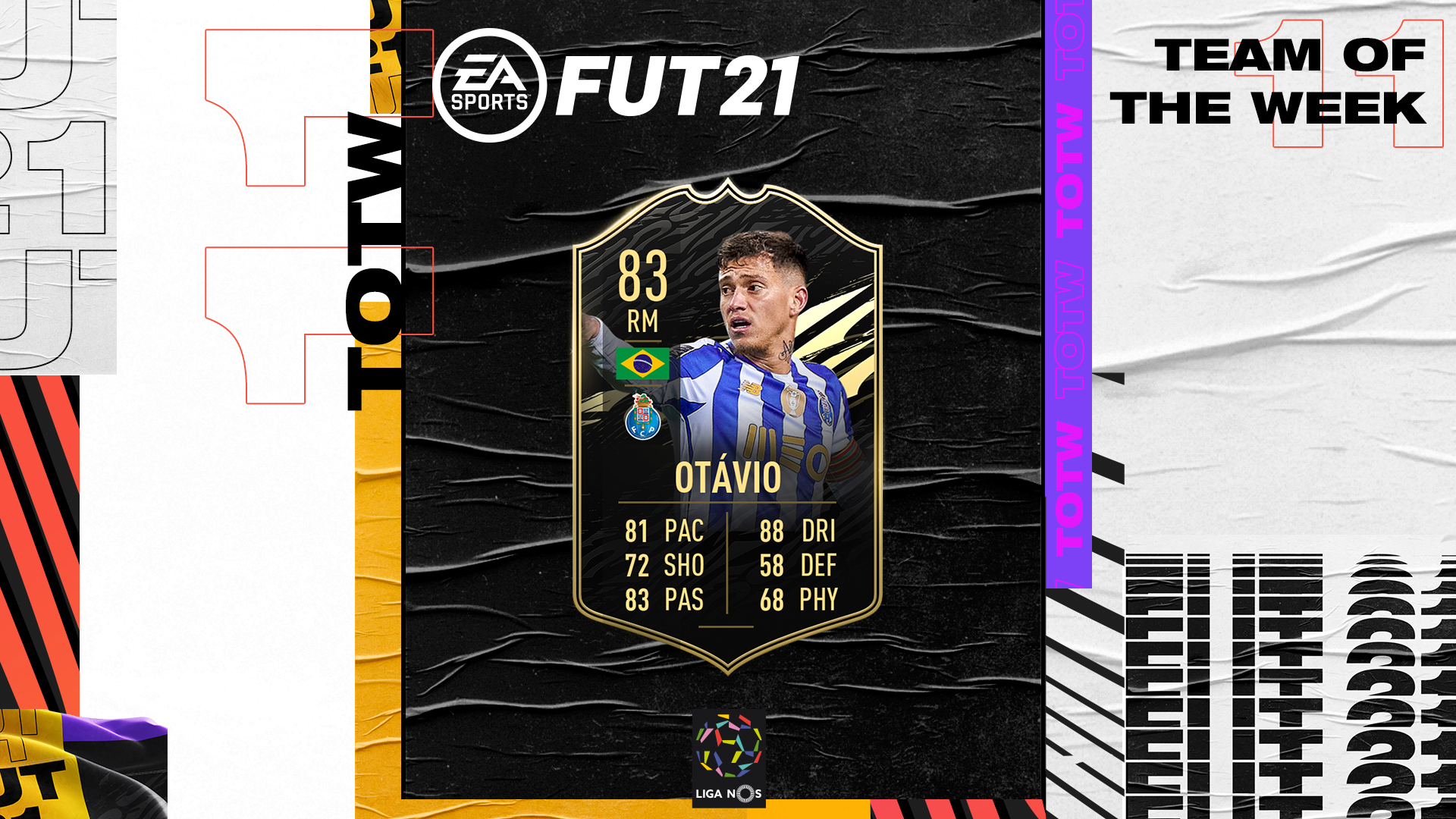 Fc Porto On Twitter Otavio E O Nosso Jogador Em Destaque Na Equipa Da Semana Do Easportsfifa Fifa21 Fut21 Totw11 Winasone [ 1080 x 1920 Pixel ]