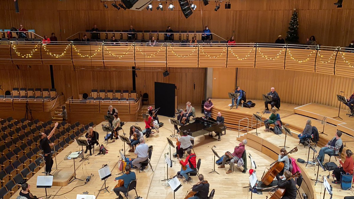 gn_jenkins's tweet photo. Oh my god, rehearsing with a real live orchestra again! Really good to be with @RNSinfonia in person and not through Zoom or selfie recordings!! https://t.co/YfddVjzyVd