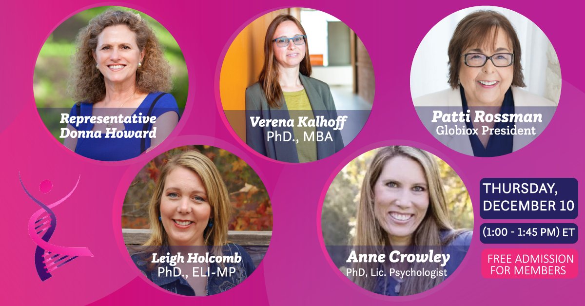 LiSciWomensConf's tweet photo. Thinking about your #2021Goals? Get a #LifeSciences / #biotechnology #personal, #professional &amp; #educational perspective from these #WomenLeaders TOMORROW from 1:00 - 1:45 PM ET.

Register at https://t.co/28IwNHJiOF (or become a @LifeSciWMN  member at https://t.co/VyVFCj6vYa). https://t.co/baJfmdyXM0