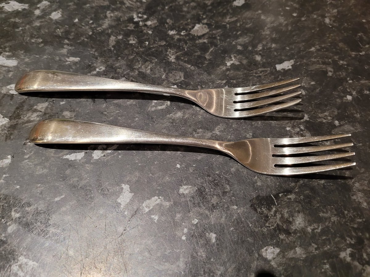 A-tier. Elegant with a pleasing weight. From Ikea, but not the cheapest ones, so they're actually decent. The fork that guests get.