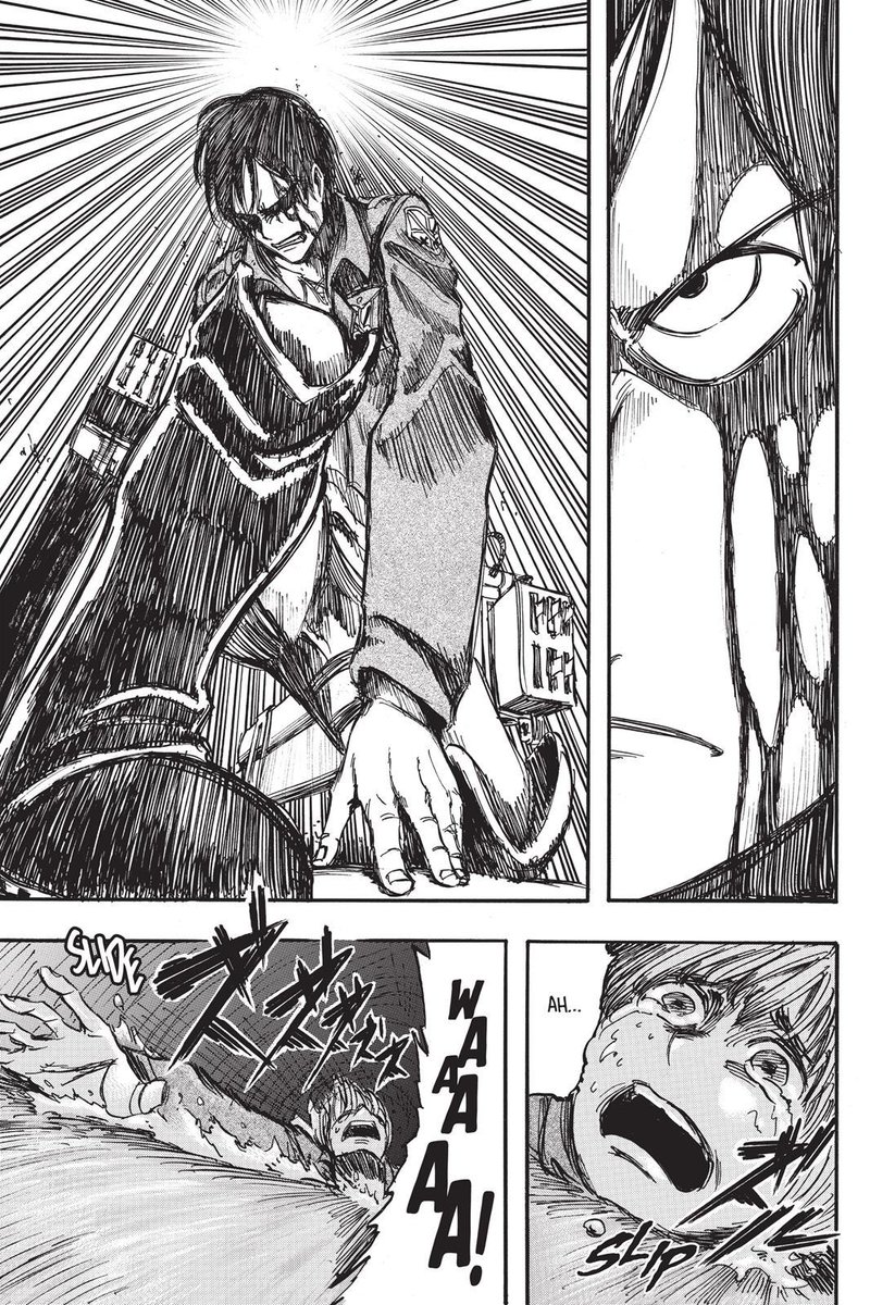 eren saved armin when his leg got eaten was really goated shit to do. he was so insane. and his words to armin, "hey armin, you told me about it.. so I'm going to the outside world."because of armin, he made sure to see the outside world, to see armin's dream, what---