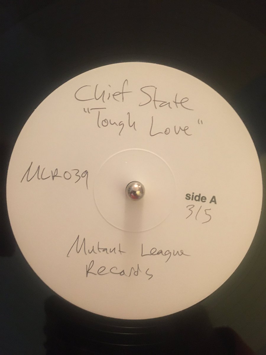 Listening to ‘Reprise’ by @chief_state on a test press just sounds better! 🤟😎 #Vibes #testpress #rare #vinyl #toughlove #testprint #chiefstate #mutantleague #BANGERS #BOPS #notforsale #punk #Poppunk #music