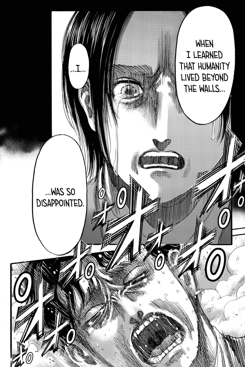 as freedom. freedom that he had to reach. it's really tragic tho, he thought he'd find freedom in the outside world, the other side of the ocean, but he didn't. he admitted himself.