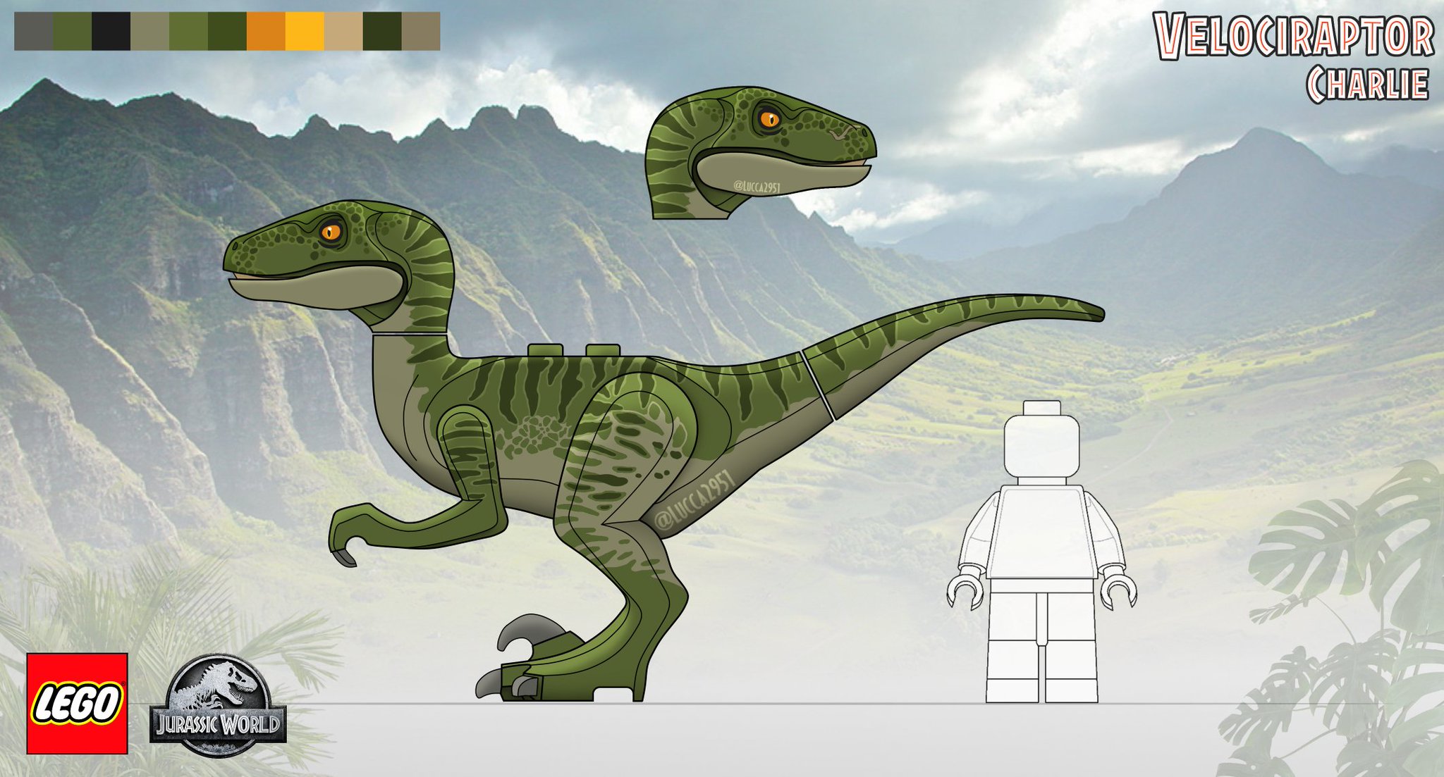 lego velociraptor charlie