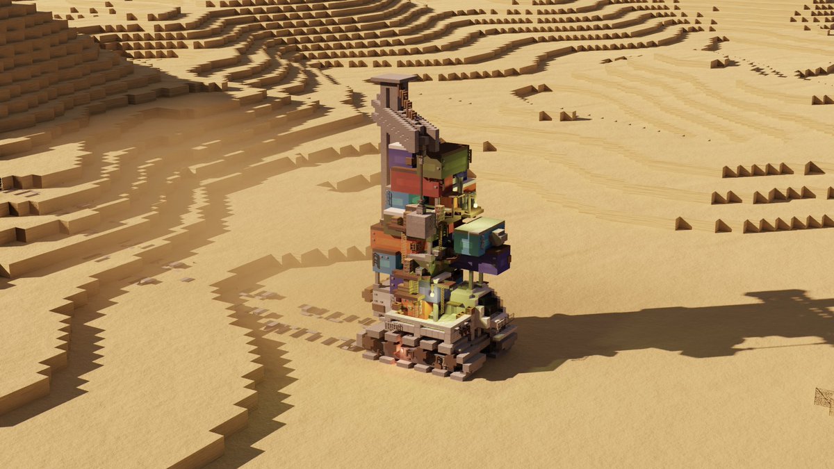 Kami_CEO's tweet photo. The lone rig out in the vast dessert. 
built by @AllieiiMC https://t.co/Ei6pD4uhFV