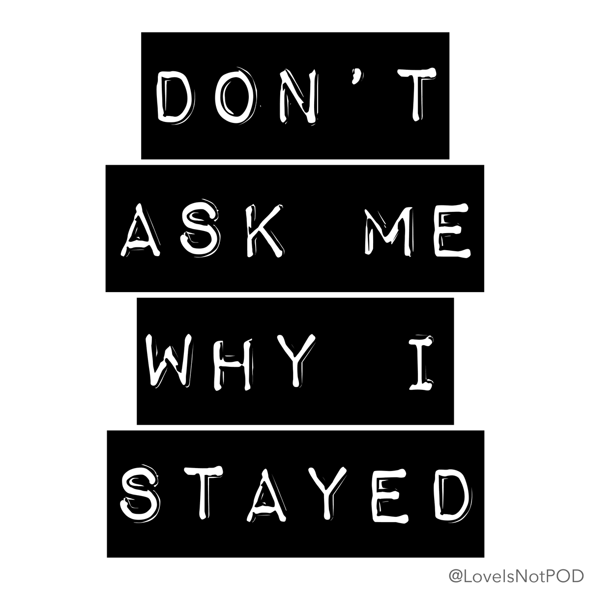 LoveIsNotPOD's tweet photo. Not sure how to discuss relationship abuse with a survivor? Here's one piece of simple advice.

#LIN #LoveIsNot #Episode2 #dontaskmewhyistayed https://t.co/n7uiEi1Mzy