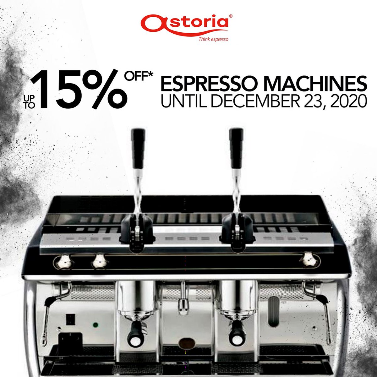 UP TO 15% OFF ASTORIA UNTIL DEC 23rd
Astoria machines have been serving cafe's all over the world since 1969.
#commercial #espressomachine #espresso #cafe #coffeeroaster #specialtycoffee #highvolumecoffee #coffee
