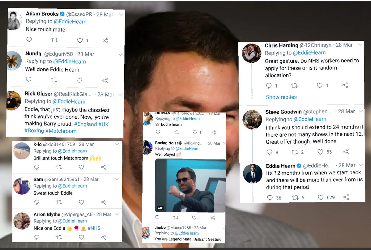 The general public heaped massive praise on Eddie.