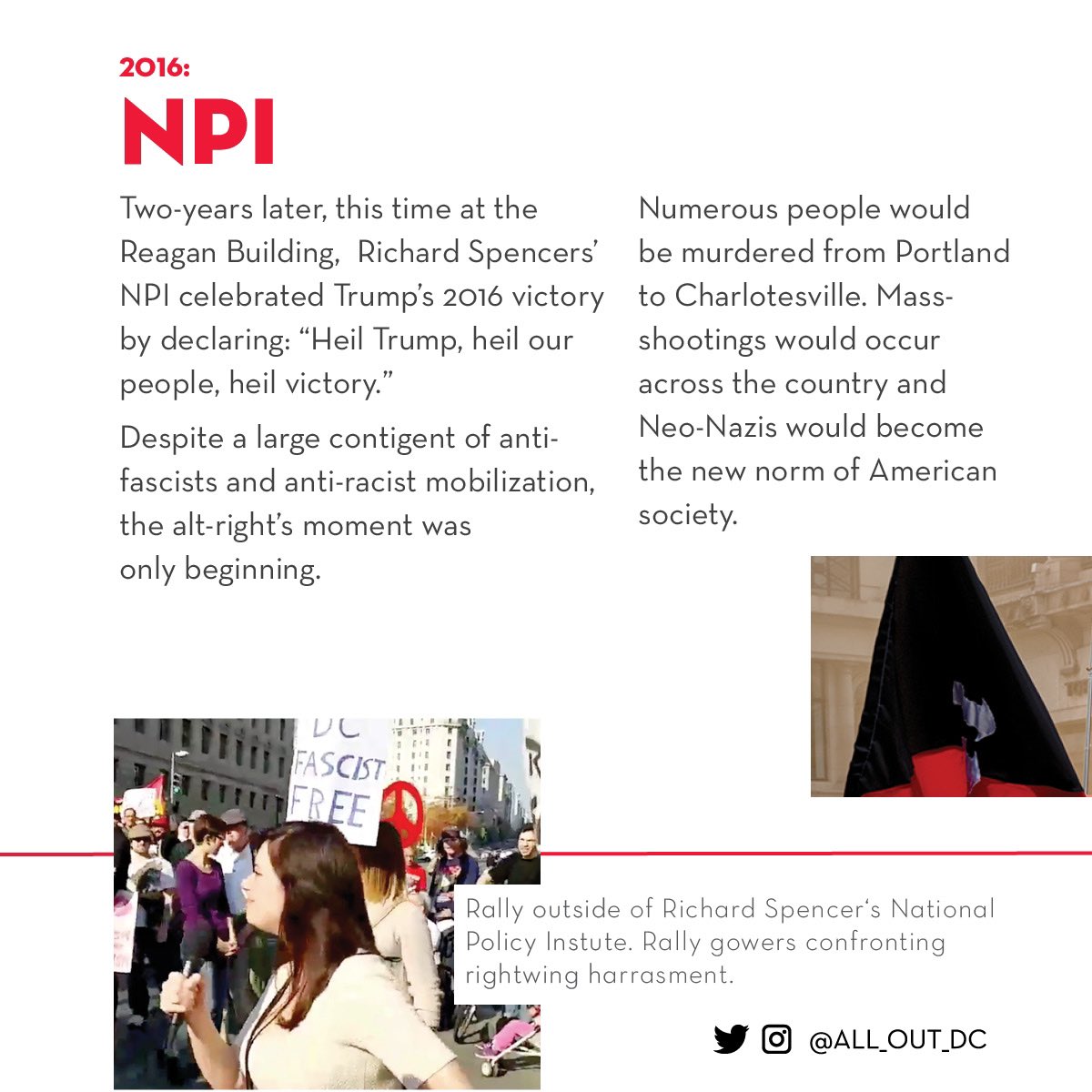 Without resistance the far right always grows, no matter who is president