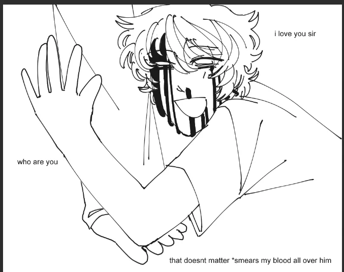 blood /
HELP ME I DREW IT? 